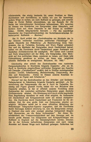 Die Reise Lenins durch Deutschland