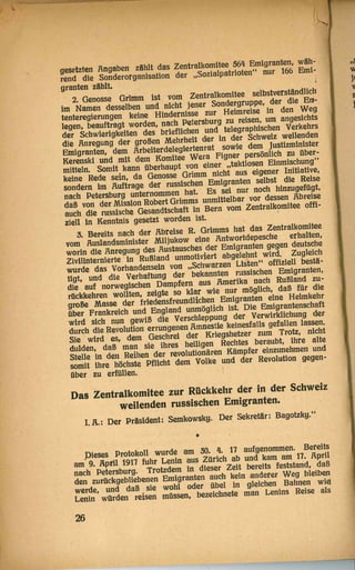 Die Reise Lenins durch Deutschland