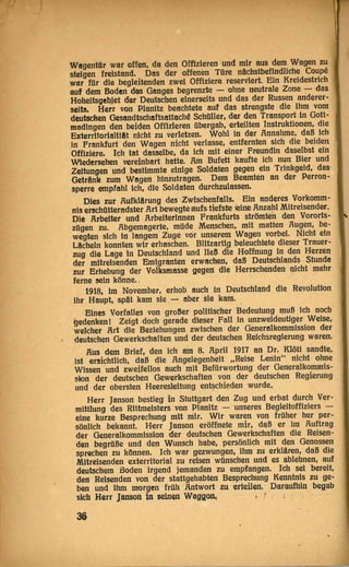 Die Reise Lenins durch Deutschland