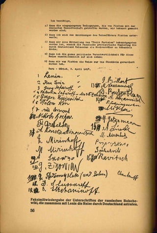 Die Reise Lenins durch Deutschland