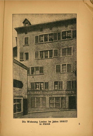 Die Reise Lenins durch Deutschland