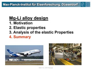 3. Analysis of the Elastic PropertiesDefined as