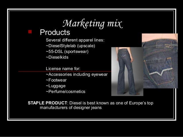 diesel jeans manufacturers
