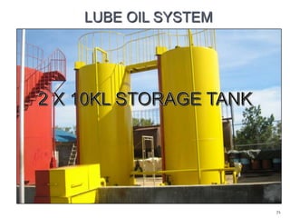 LUBE OIL SYSTEM

71

 