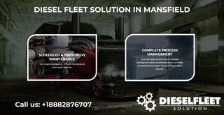 DIESEL FLEET SOLUTION IN MANSFIELD
Call us: +18882876707
 