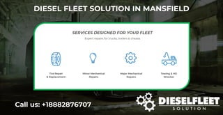 DIESEL FLEET SOLUTION IN MANSFIELD
Call us: +18882876707
 