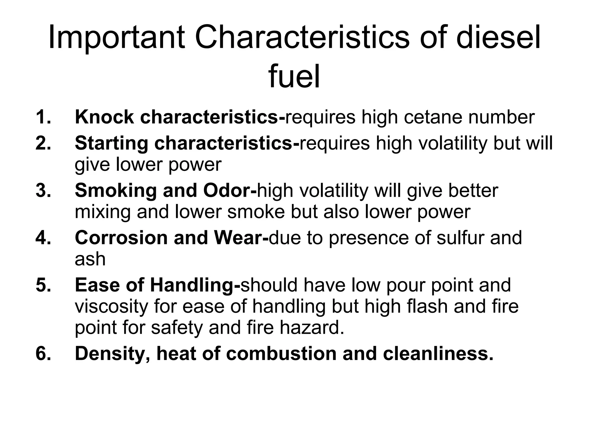 Diesel fuel PPT