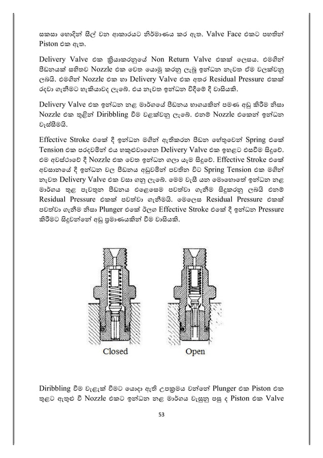 Diesel fuel system how it works sinhala PDF