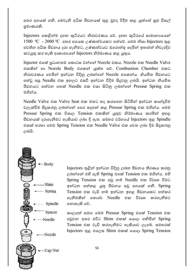 Diesel fuel system how it works sinhala