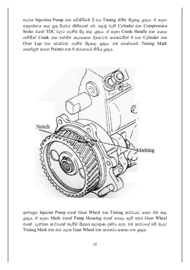 Diesel fuel system how it works sinhala