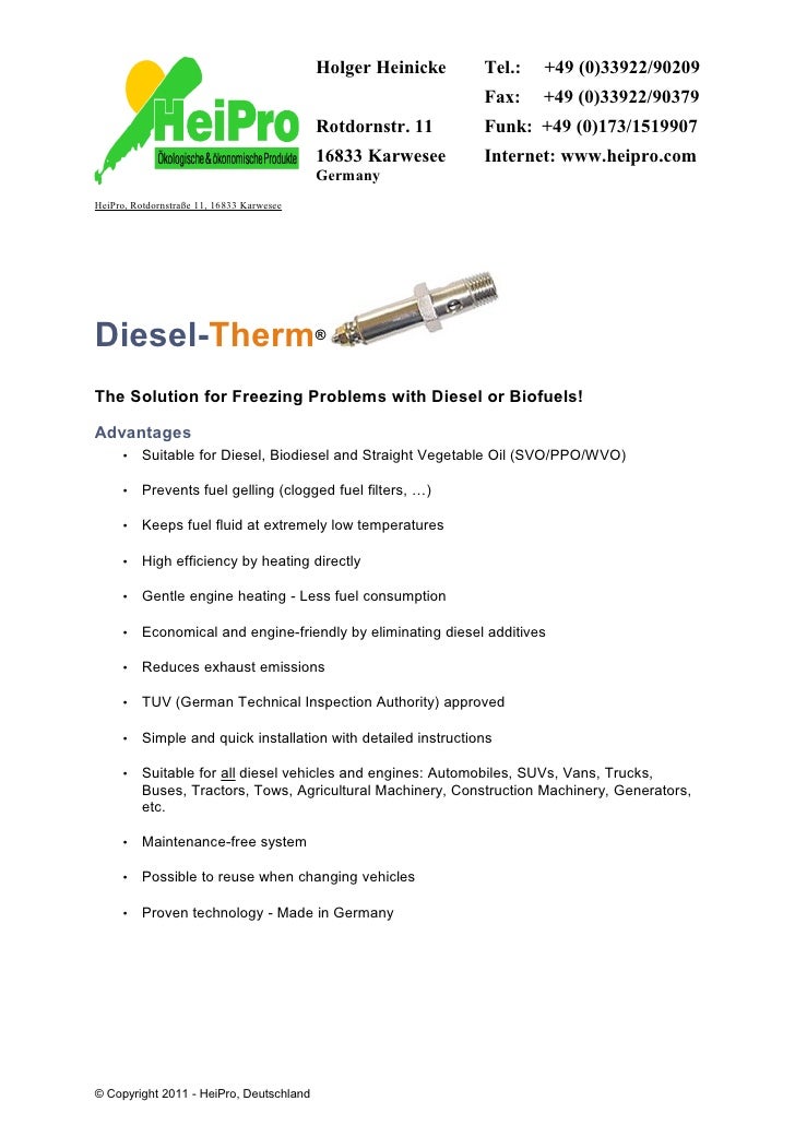 Freezing Temp Of Diesel Fuel