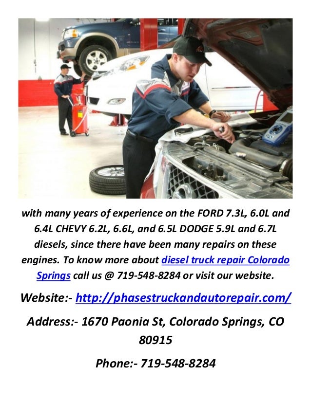 Diesel Truck Repair in Colorado Springs, CO By Phases Truck and Auto Repair