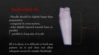 Diff Tooth Print Comprehensive Overview of Dental Die and Die Systems in Prosthodontics ...
