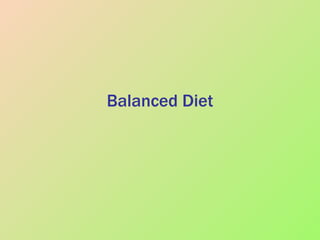 Balanced Diet 