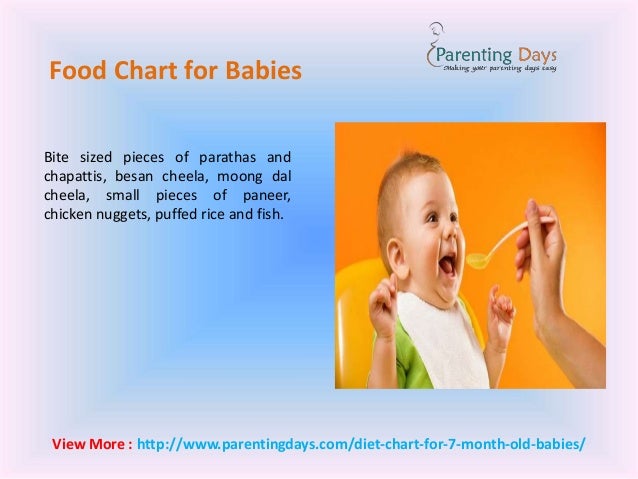 healthy diet plan for 7 month old baby