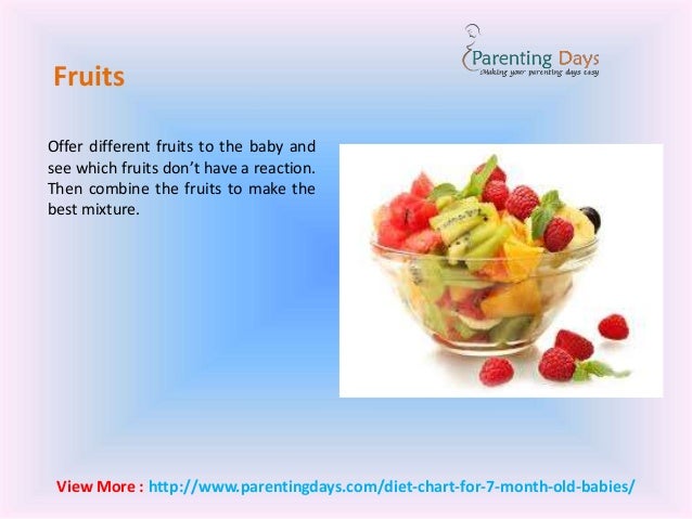 healthy diet plan for 9 month old baby