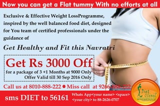 Weight Loss Navratri Diet tips