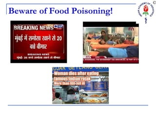 Beware of Food Poisoning!
 