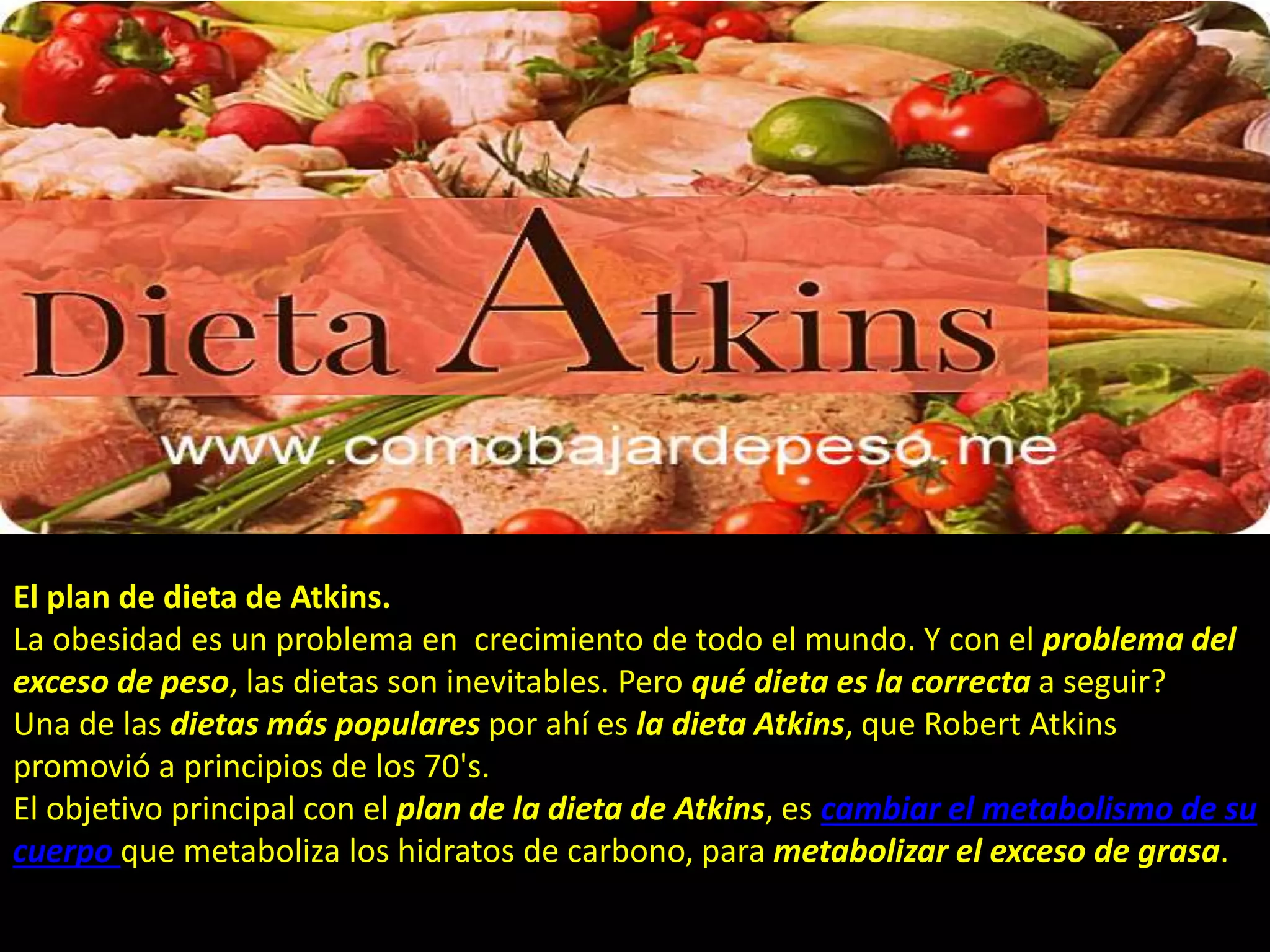 Dieta de atkins. | PPTX
