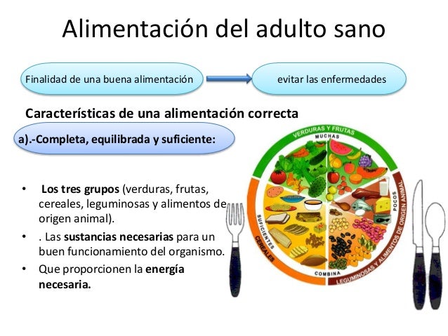 Resultado de imagen para adultos alimentacion