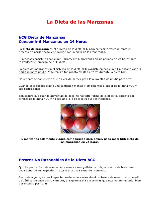 Dieta de manzana (1)