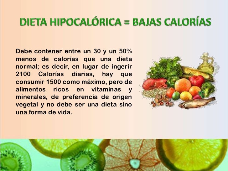 Dieta Hipocalórica Dieta Hipocalórica