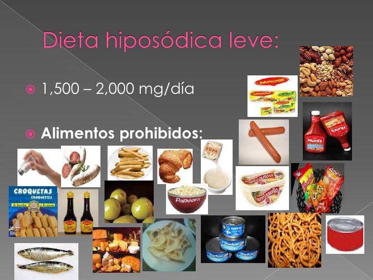 NUTRIOLOGIA CLINICA Dieta hiposódica NUTRIOLOGIA CLINICA Dieta hiposódica