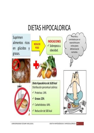 UNIVERSIDAD CESAR VALLEJO| DIETA HIPOSODICA E HIPOCALORICA 9
 