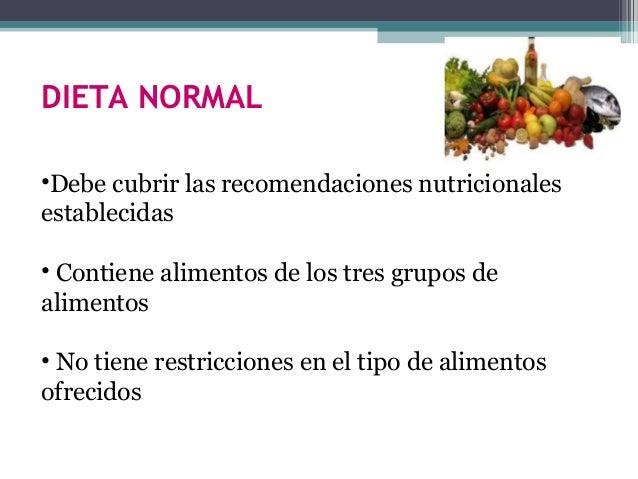 Dieta hospitalaria Dieta hospitalaria