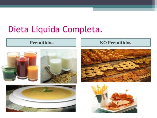 dieta liquida completa permitidos no permitidos 30 dieta semiblanda ...