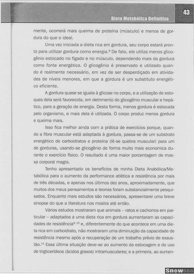 Dieta metabólica   mauro di pasquale