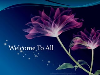 Welcome To All
 