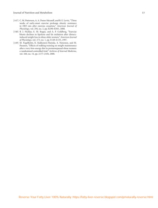 Diet and exercise in the treatment of fatty liver | PDF