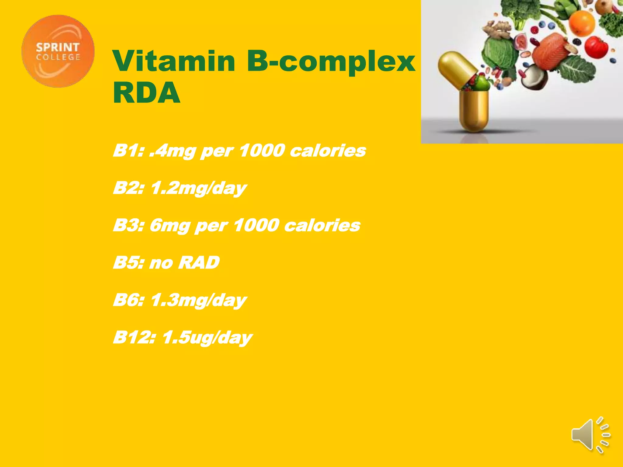 Diet and sports nutrition - micro nutrients | PPTX