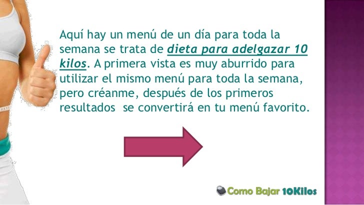 Adelgazar en un dia 3 kilos