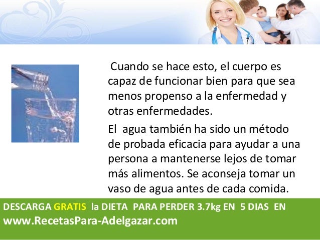Ayuno con agua para adelgazar