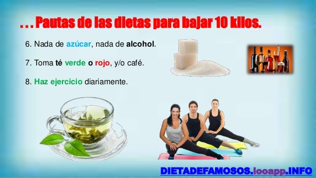 Dieta para bajar de peso en una semana 7 kilos gasul