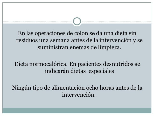 DIETA PRE Y POST QUIRÚRGICO DIETA PRE Y POST QUIRÚRGICO