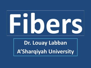 Dr. Louay Labban
A’Sharqiyah University
 