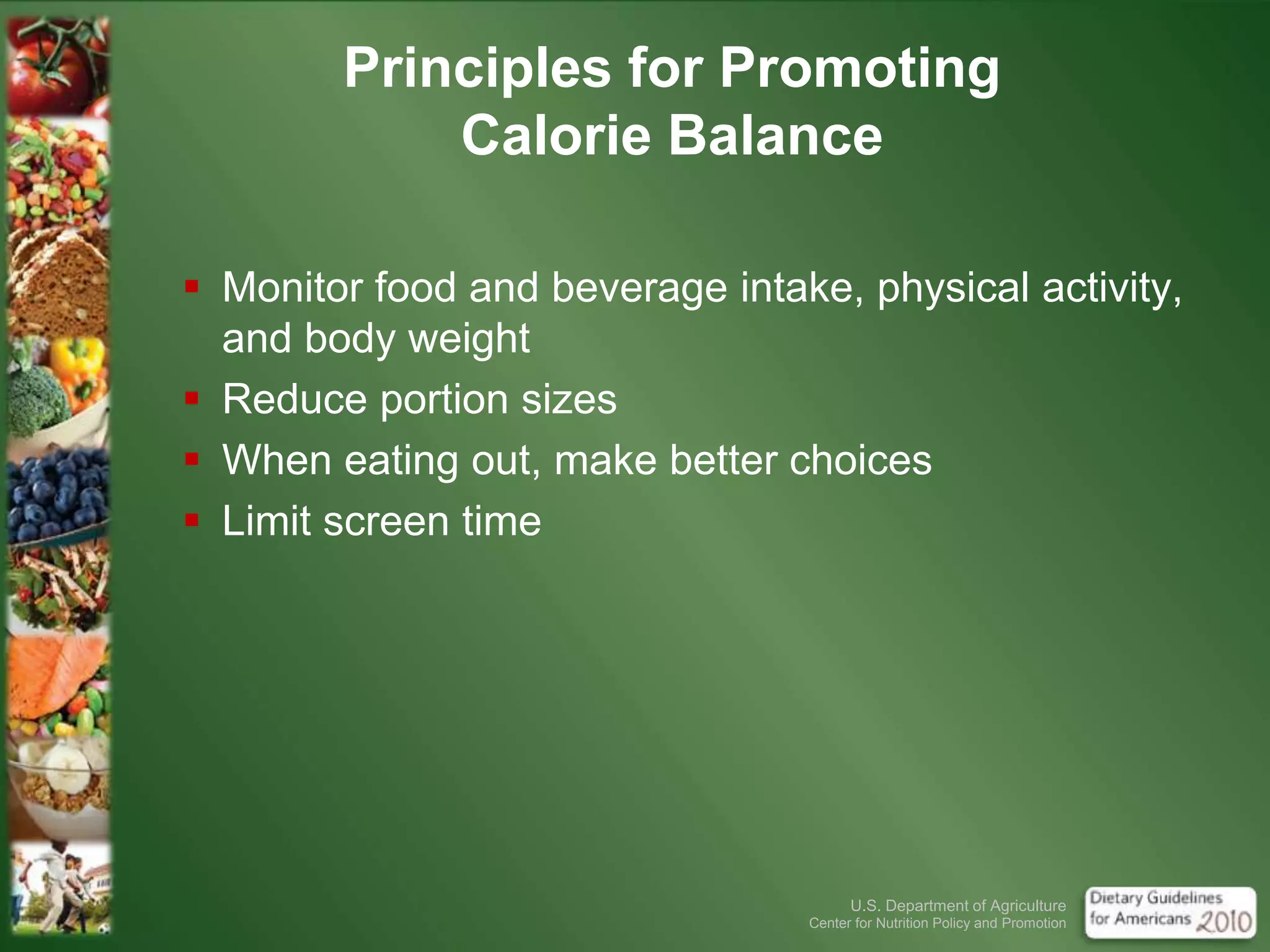WHAT ARE THE USDA DIETARY GUIDELINES visual data 6