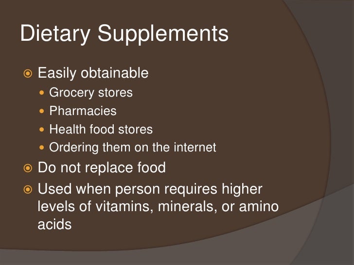 Dietary supplement safety for consumers