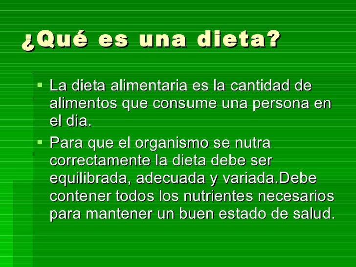 Dietas Dietas