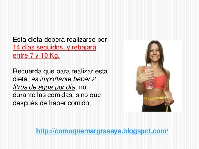 Adelgazar 10 kilos en 4 dias sin