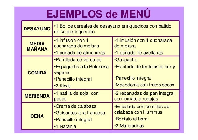 Dieta vegetariana equilibrada Dieta vegetariana equilibrada
