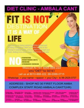 Diet clinic ambala cant