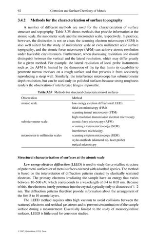 corrosion and surface chemistry | PDF