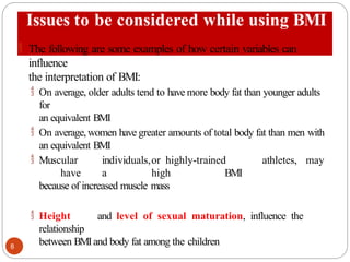 Dietetics - BMI ( Body Mass Index ).pptx