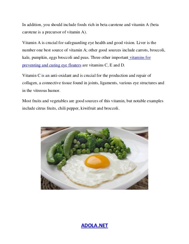  Floaters - The Essential Nutrition To Remove Eye floaters Effectively