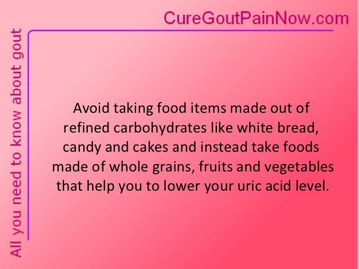 diet for gout that works