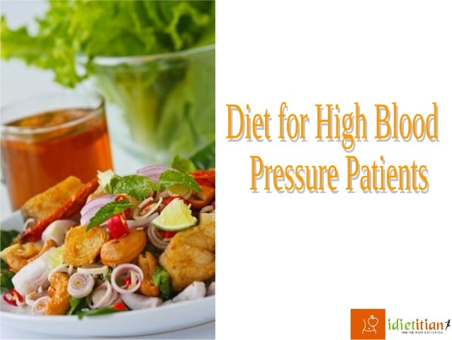 diet chart for high blood pressure patients